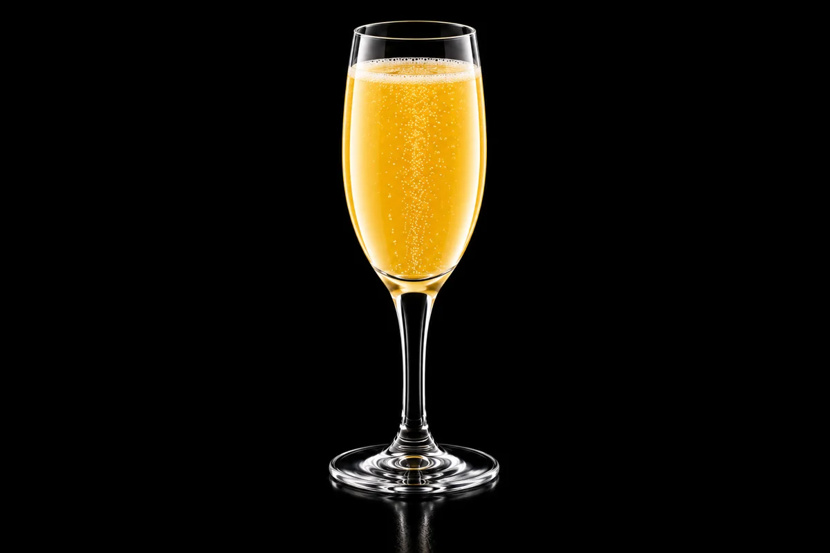 Mimosa, Champagne flute